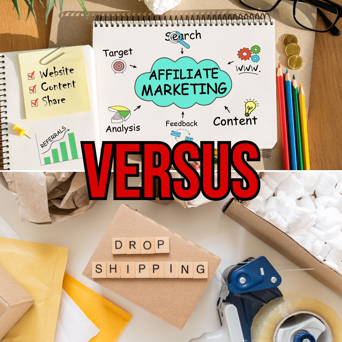 Affiliate Marketing Vs Dropshipping
